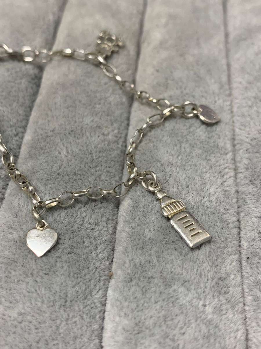 Silver Baby Charms Bracelet