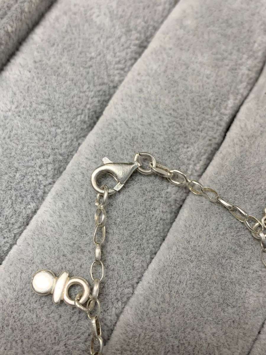 Silver Baby Charms Bracelet