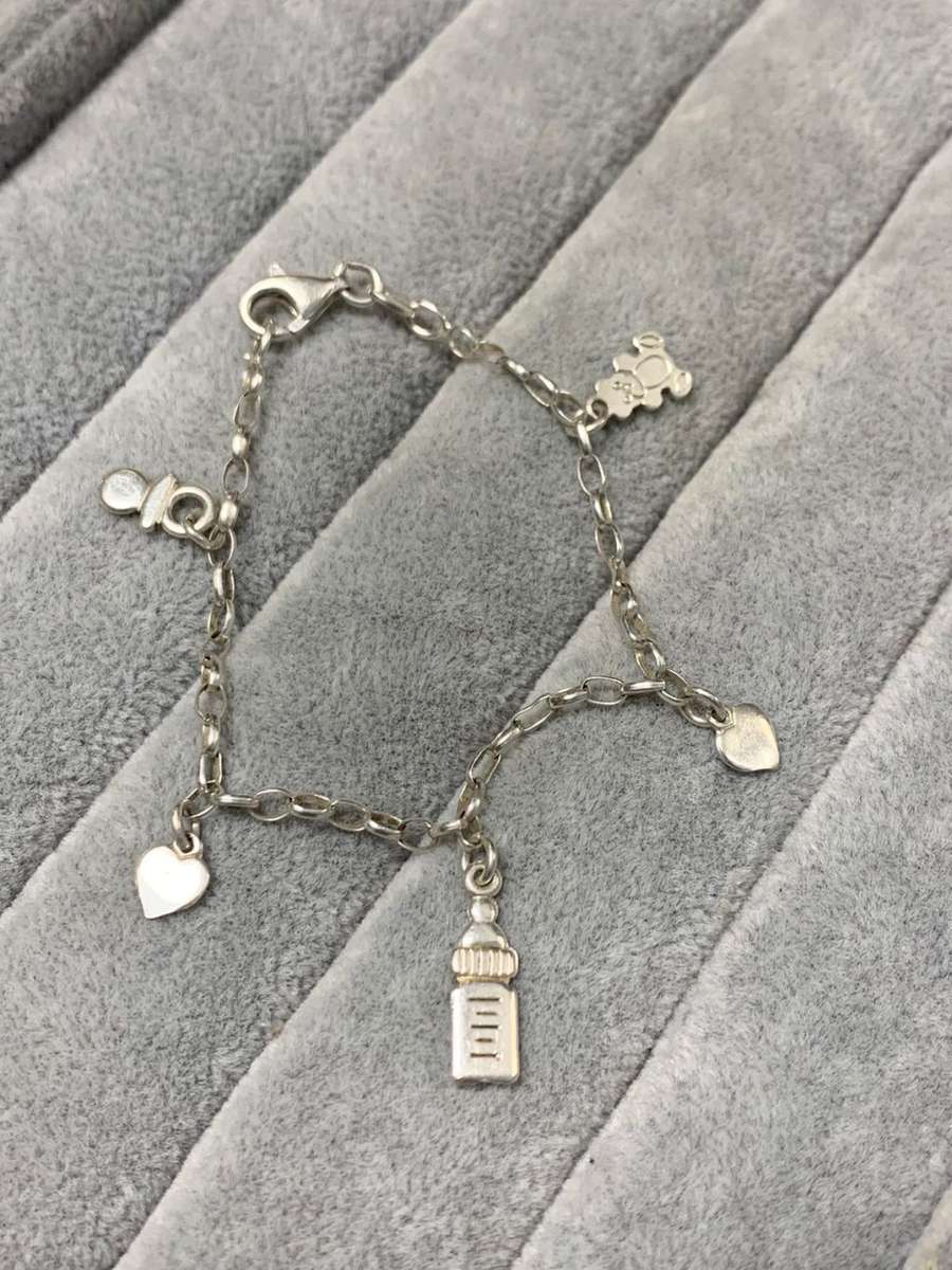 Silver Baby Charms Bracelet