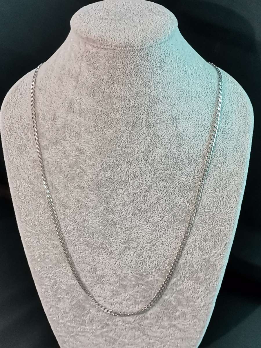 Silver Curb Chain
