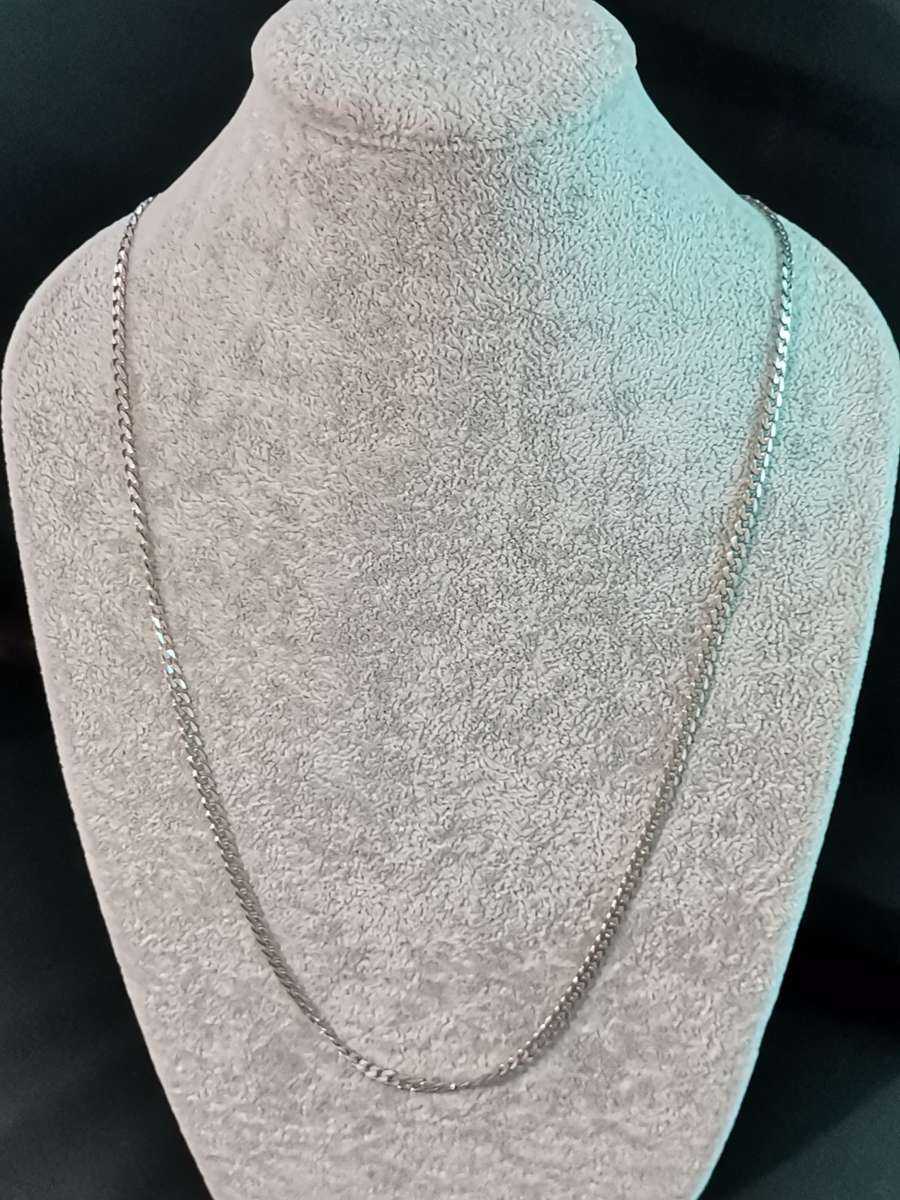 Silver Curb Chain