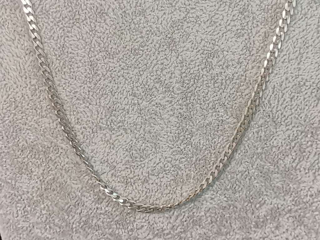 Silver Curb Chain