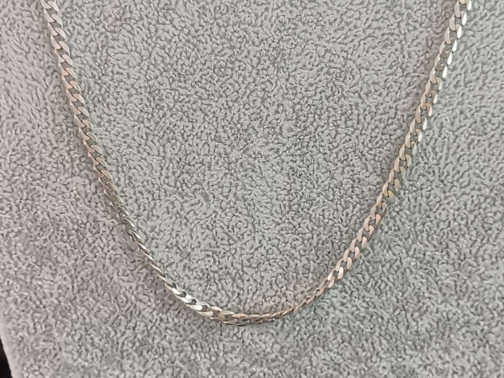 Silver Curb Chain