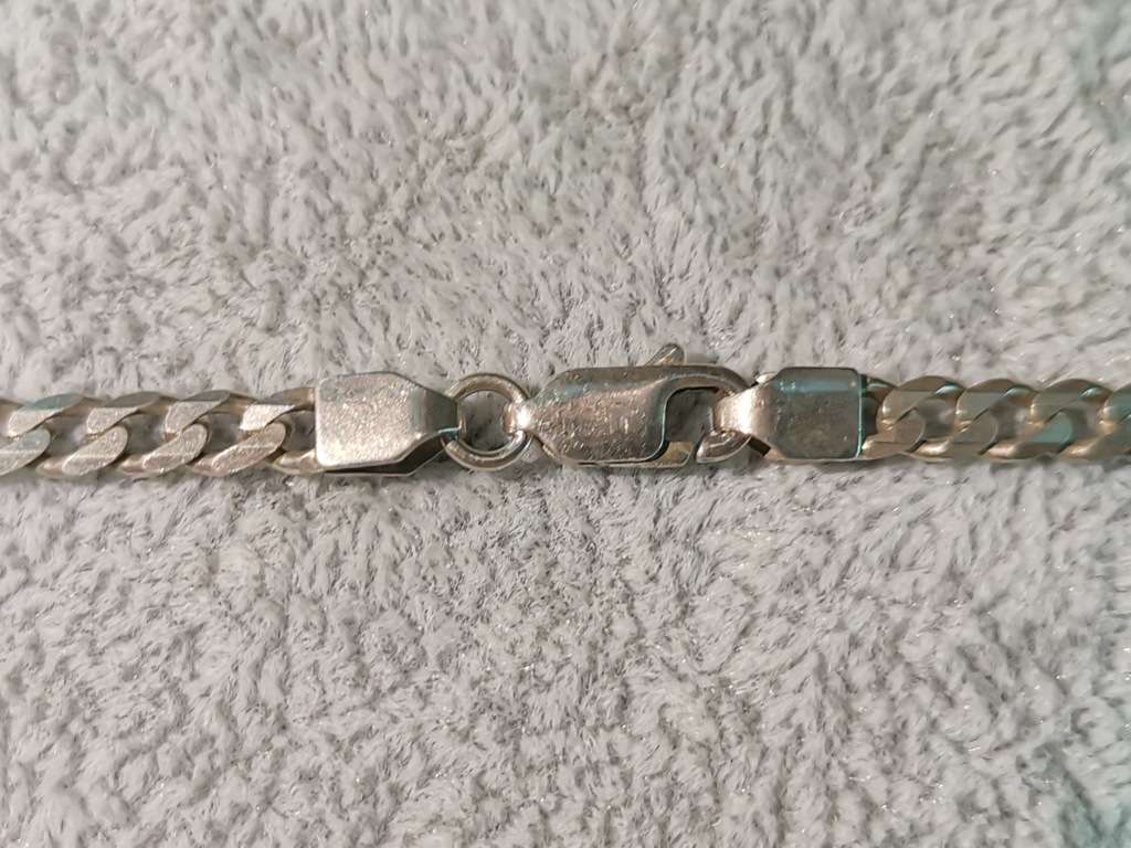 Silver Curb Chain