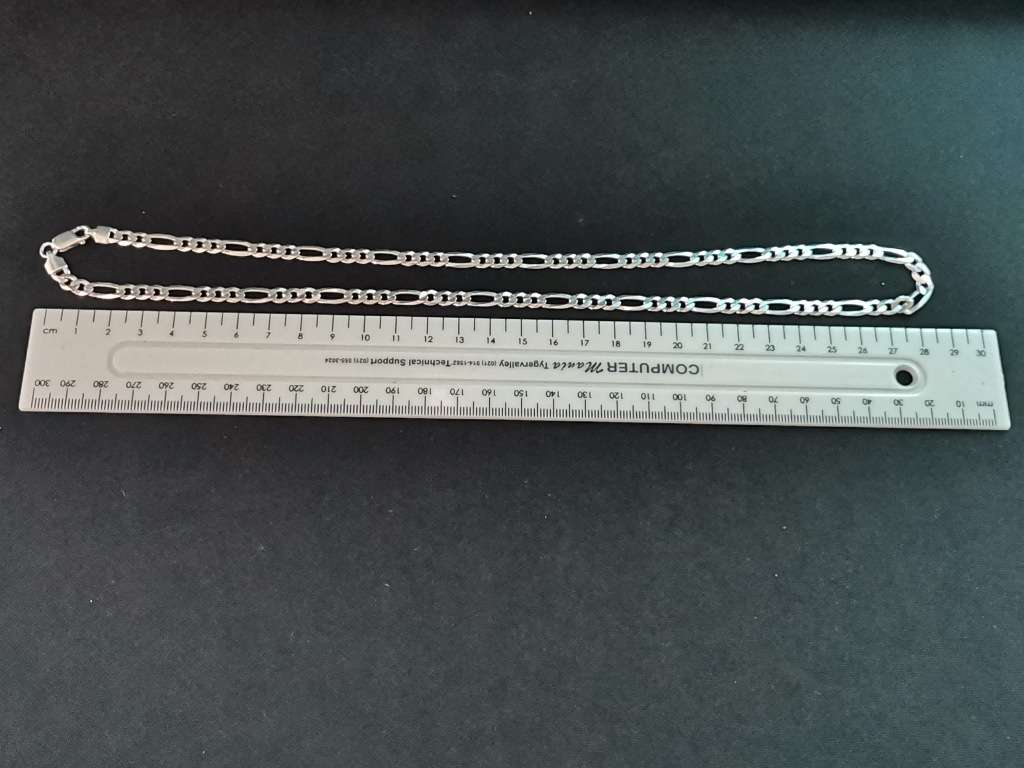 Silver Figaro Chain