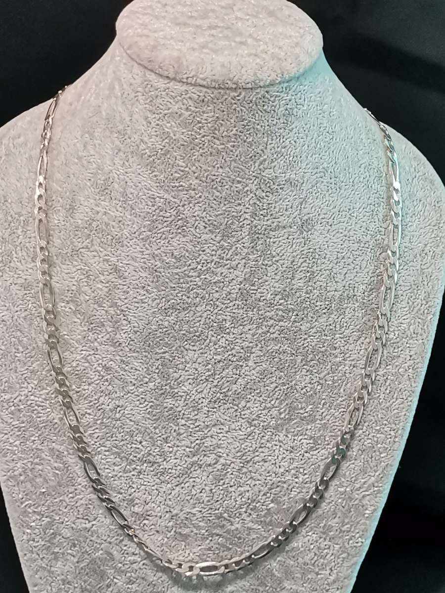Silver Figaro Chain