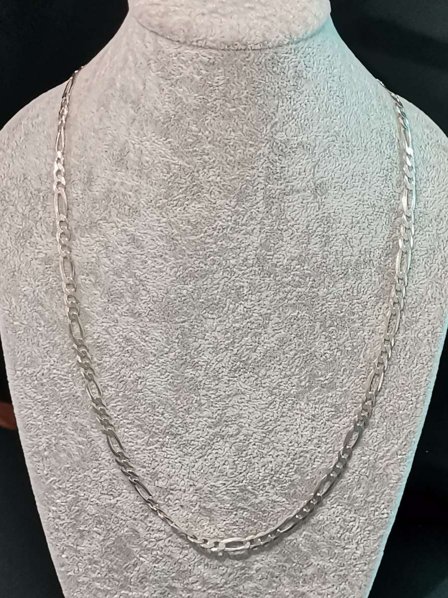Silver Figaro Chain