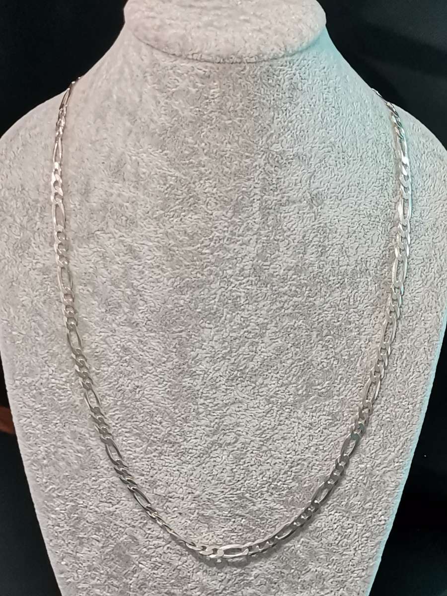 Silver Figaro Chain
