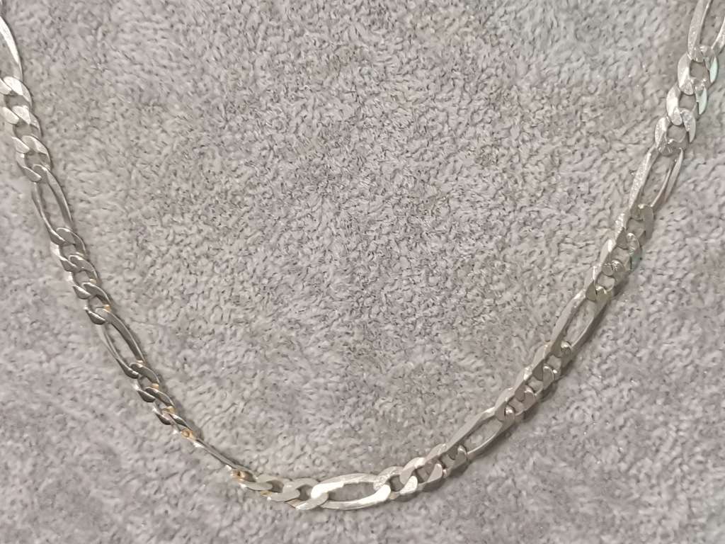 Silver Figaro Chain