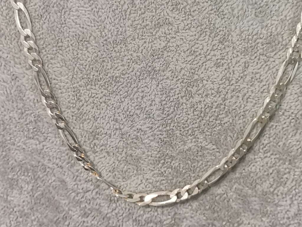 Silver Figaro Chain