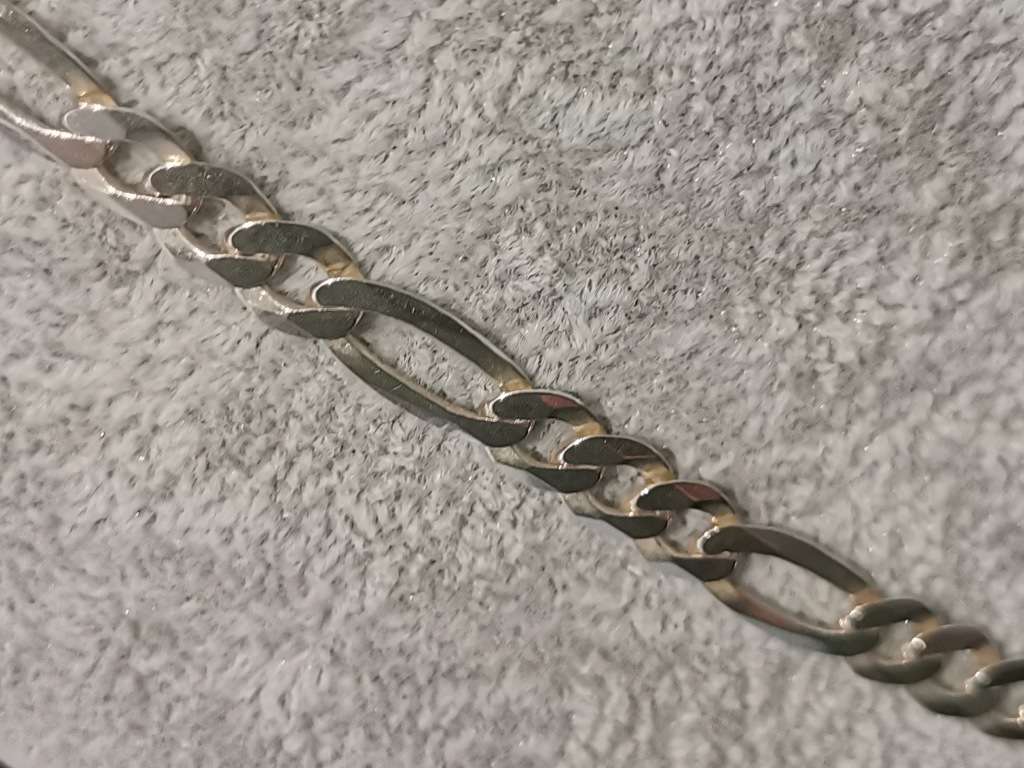 Silver Figaro Chain