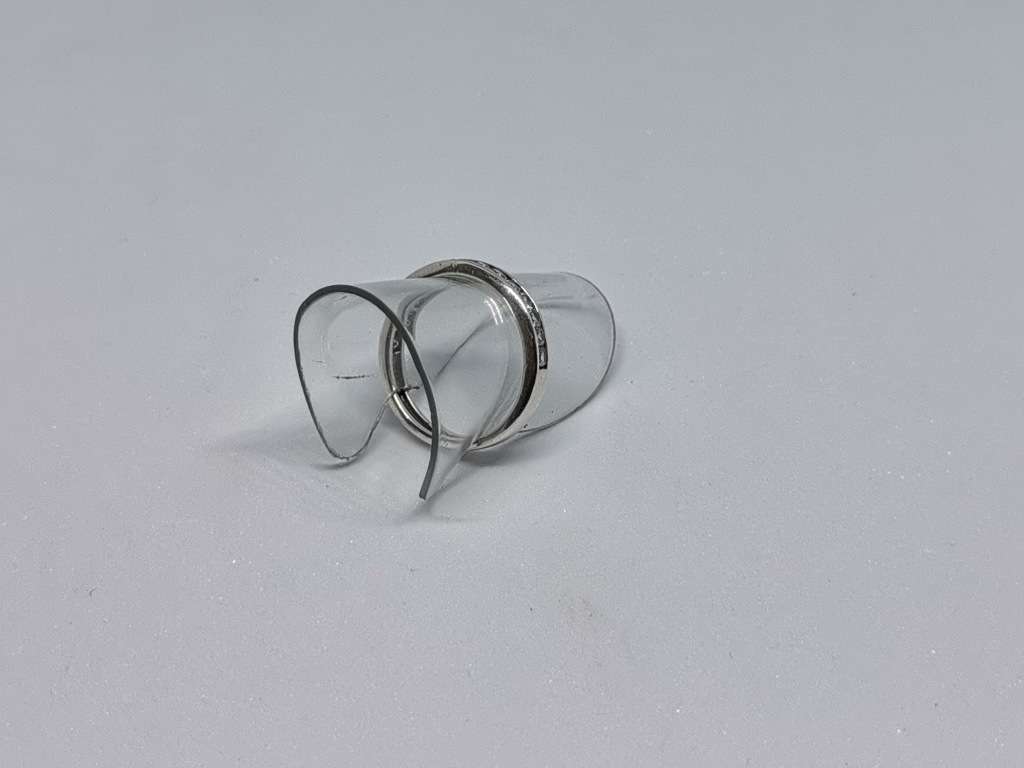 Silver Half-Eternity Ring
