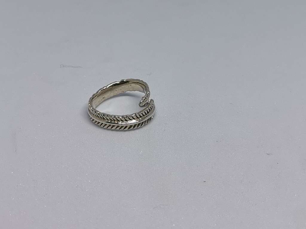 Silver Feather Ring