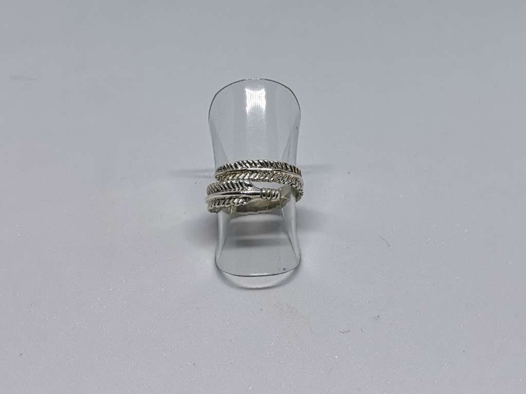 Silver Feather Ring