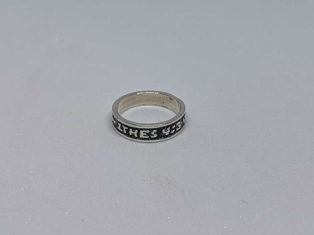 Silver Bible Ring