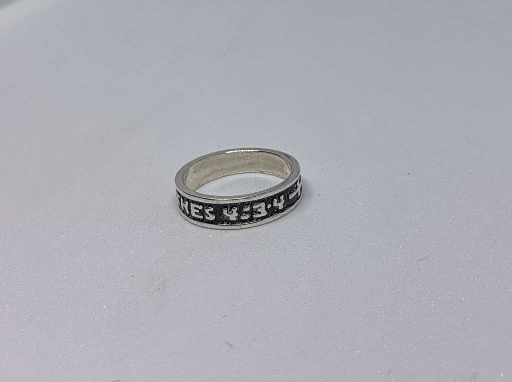 Silver Bible Ring