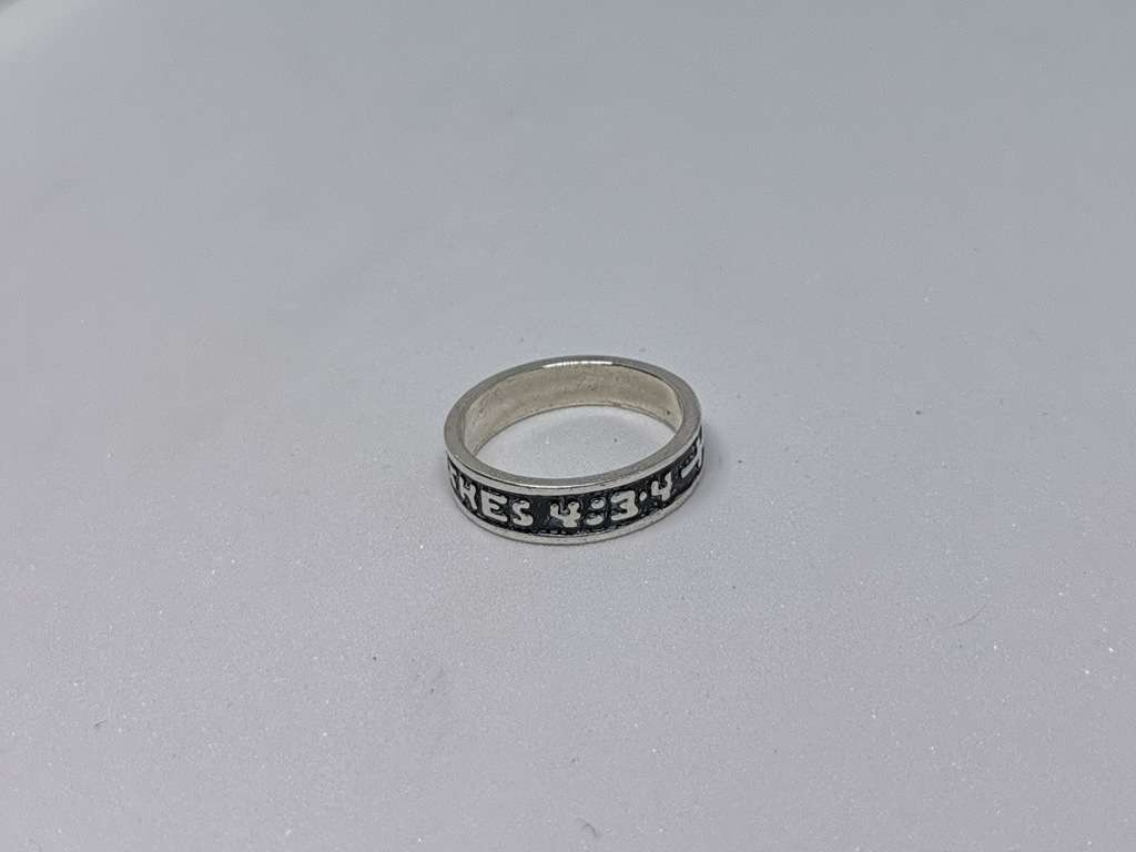 Silver Bible Ring