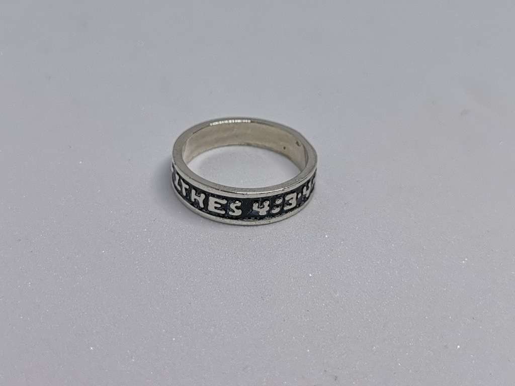 Silver Bible Ring