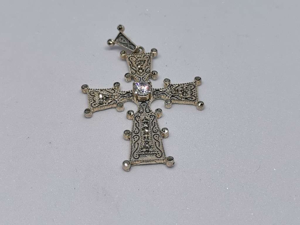 Detailed Silver Cross