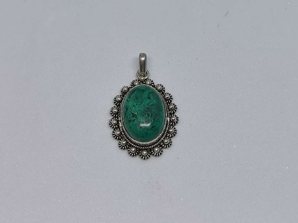 Silver Turquoise Pendant