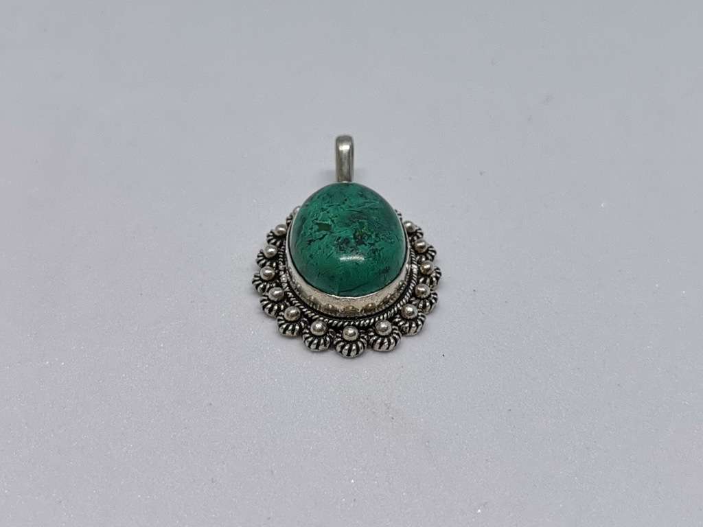 Silver Turquoise Pendant