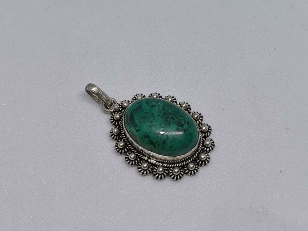 Silver Turquoise Pendant
