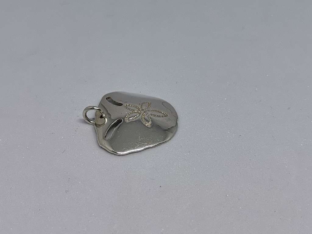 Silver Pansy Pendant