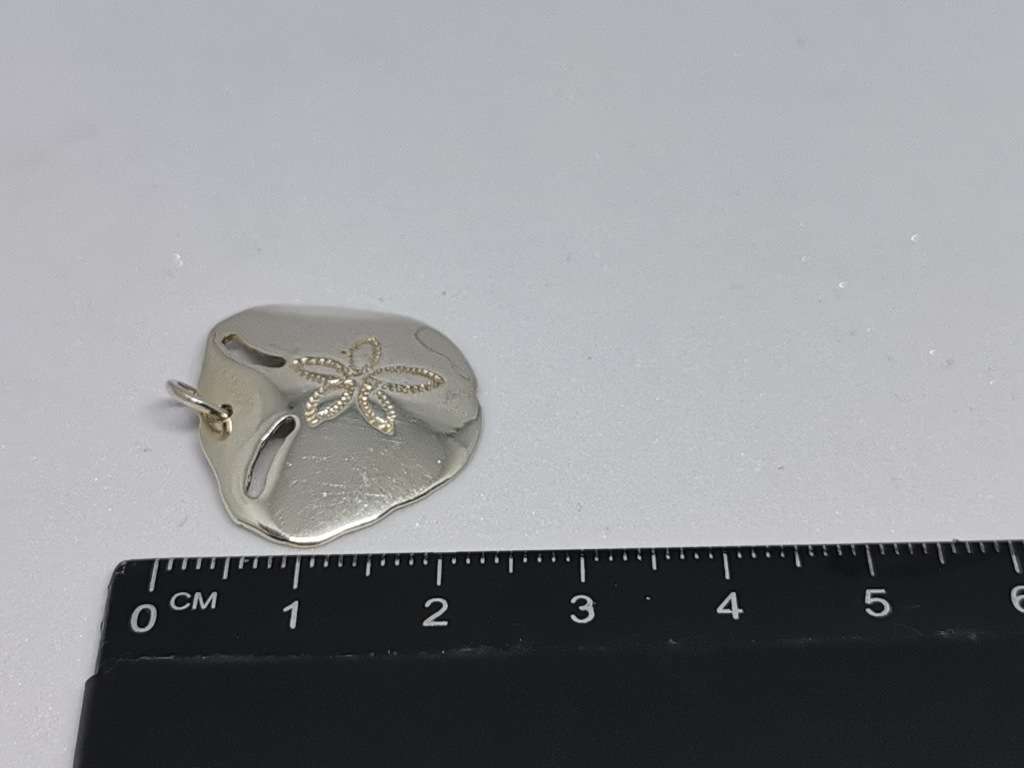 Silver Pansy Pendant