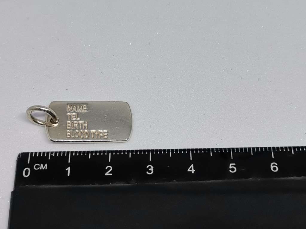Silver Medical Emergency Pendant