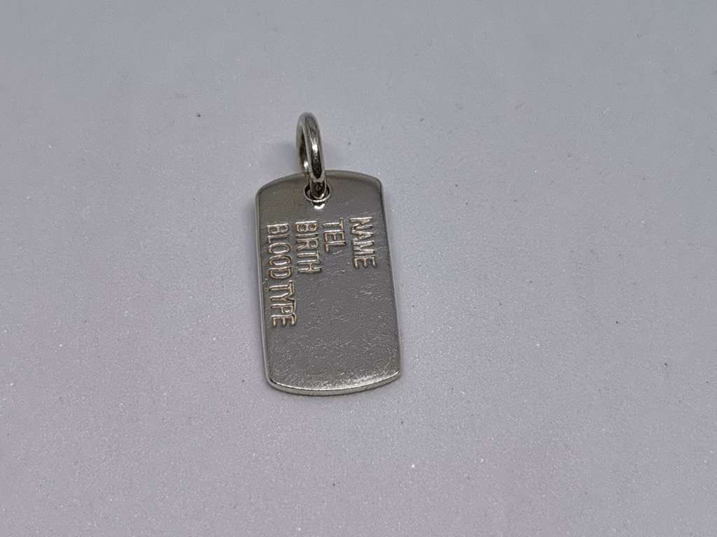 Silver Medical Emergency Pendant