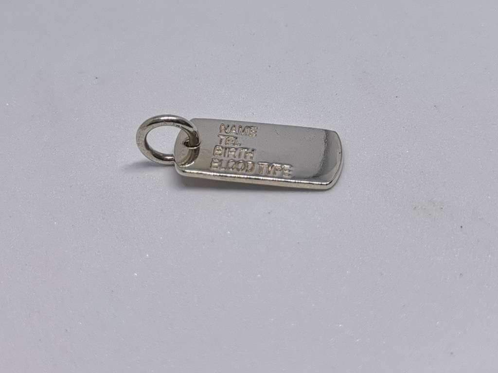 Silver Medical Emergency Pendant
