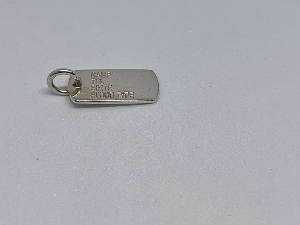 Silver Medical Emergency Pendant
