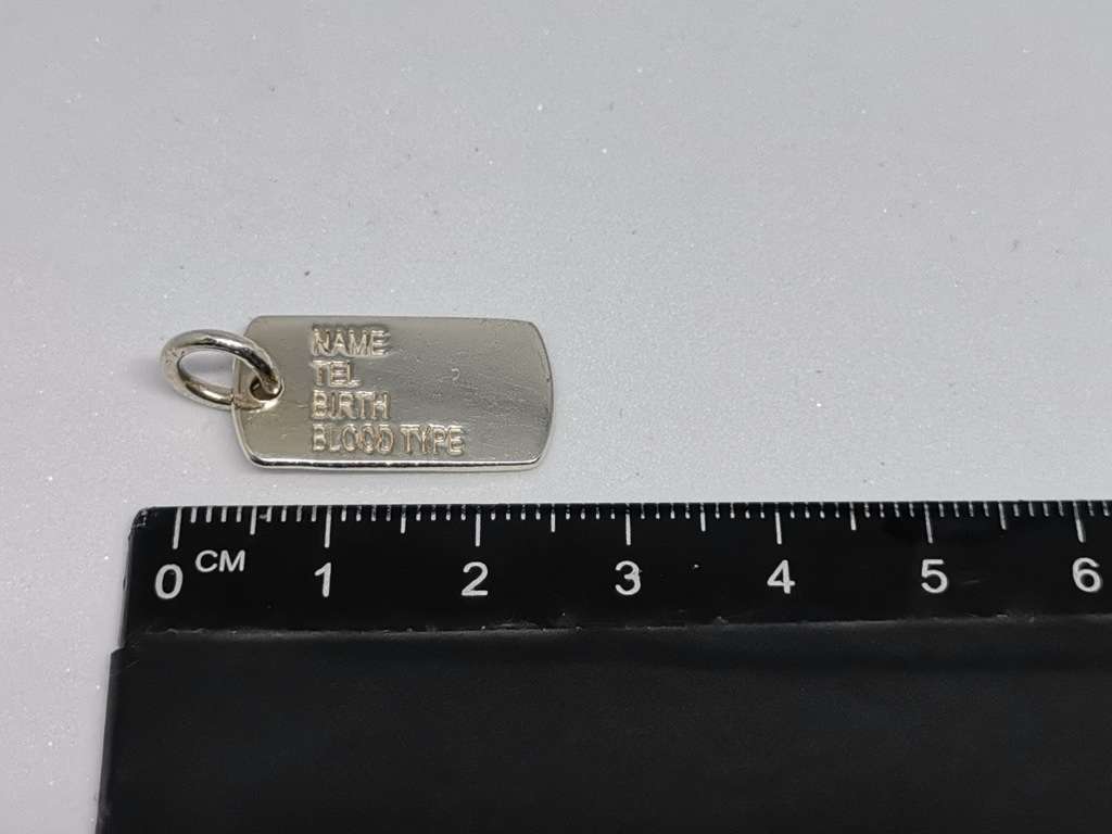 Silver Medical Emergency Pendant
