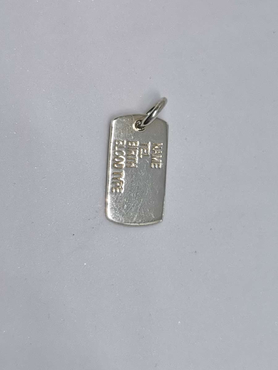 Silver Medical Emergency Pendant