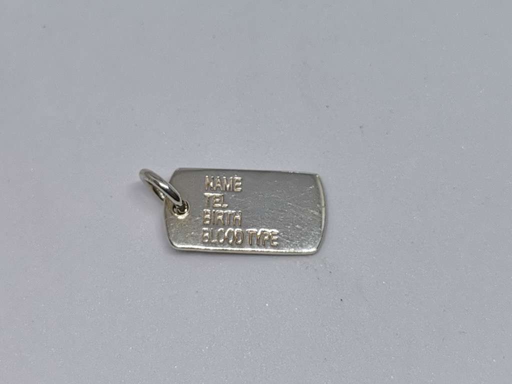 Silver Medical Emergency Pendant