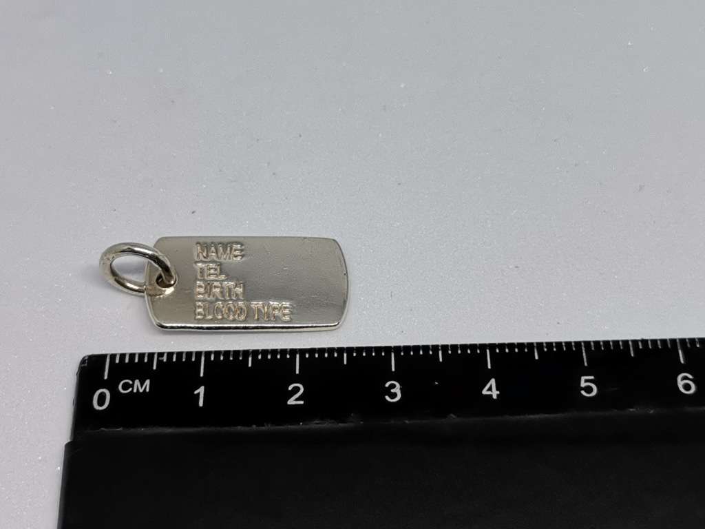 Silver Medical Emergency Pendant