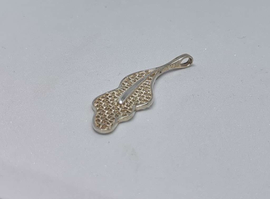 Silver Feather Pendant