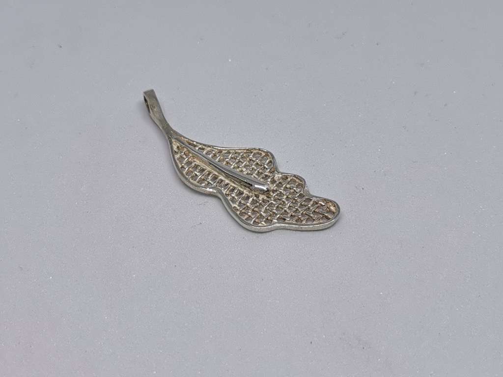 Silver Feather Pendant