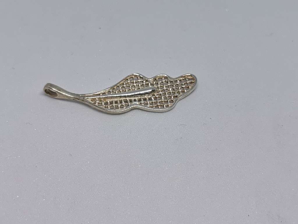 Silver Feather Pendant