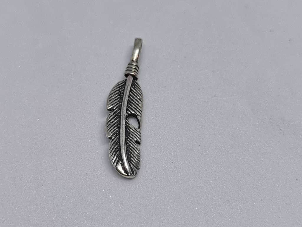 Silver Feather Pendant