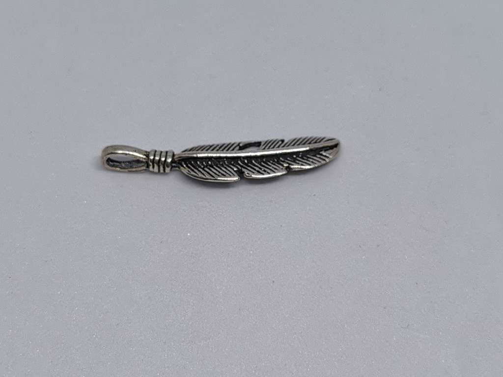 Silver Feather Pendant