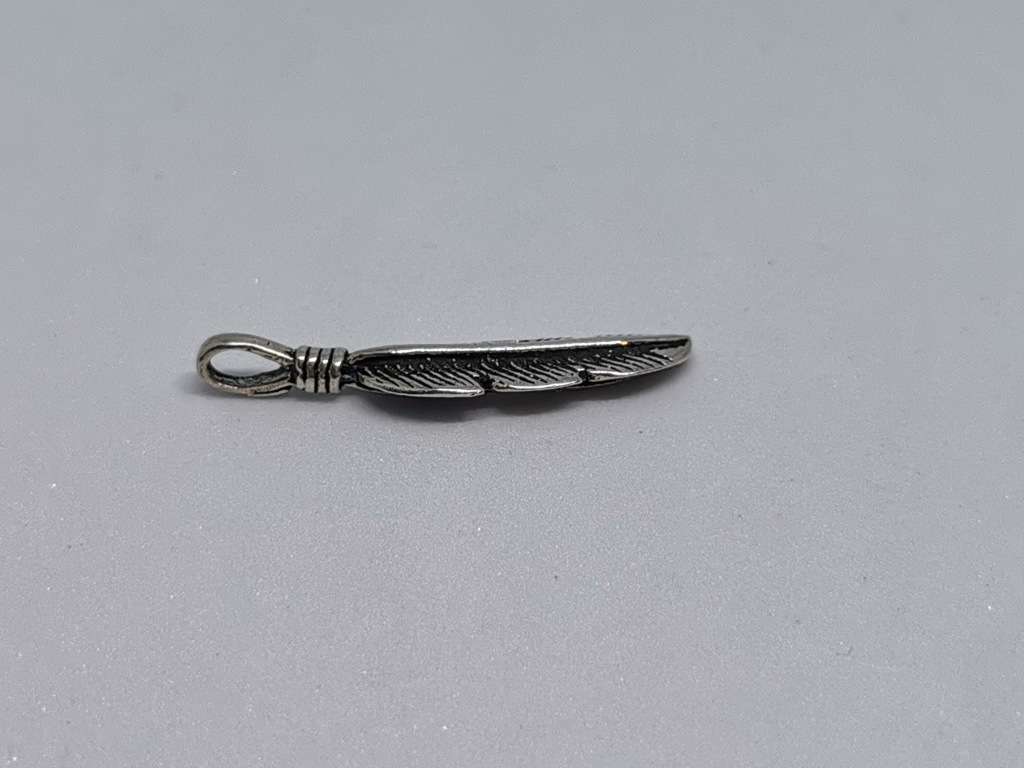 Silver Feather Pendant