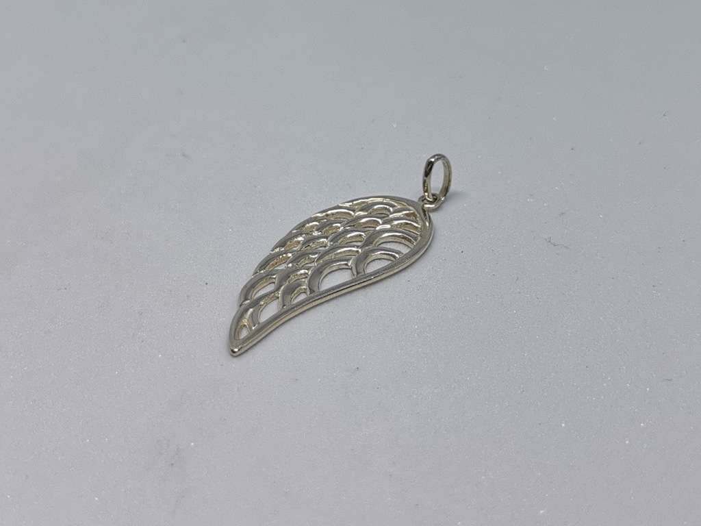 Silver Angel Wing Pendant