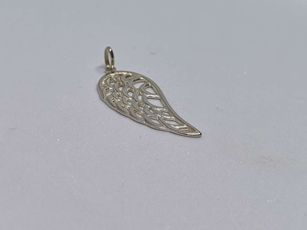 Silver Angel Wing Pendant