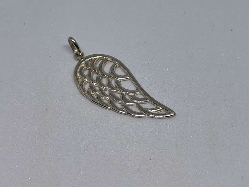 Silver Angel Wing Pendant