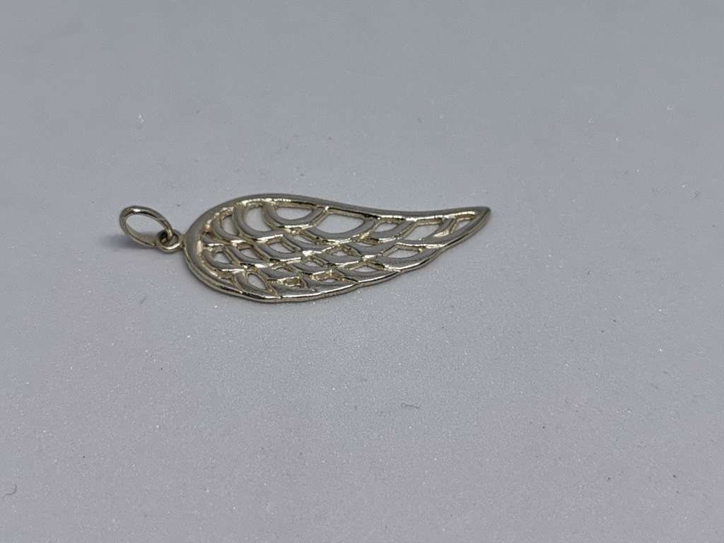 Silver Angel Wing Pendant