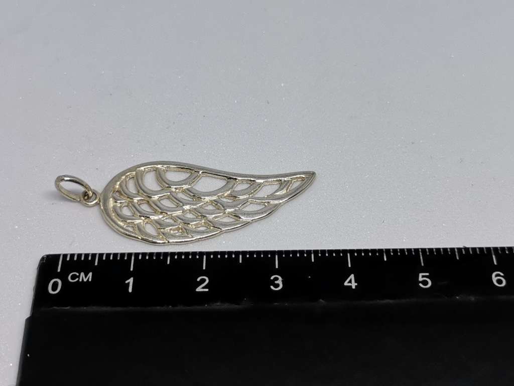 Silver Angel Wing Pendant