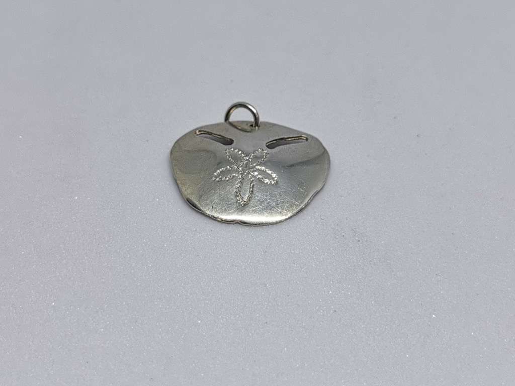 Silver Pansy Pendant