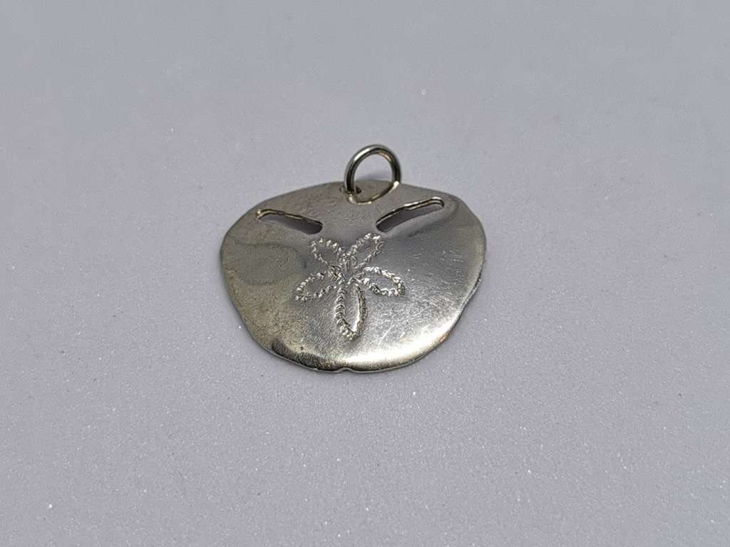 Silver Pansy Pendant