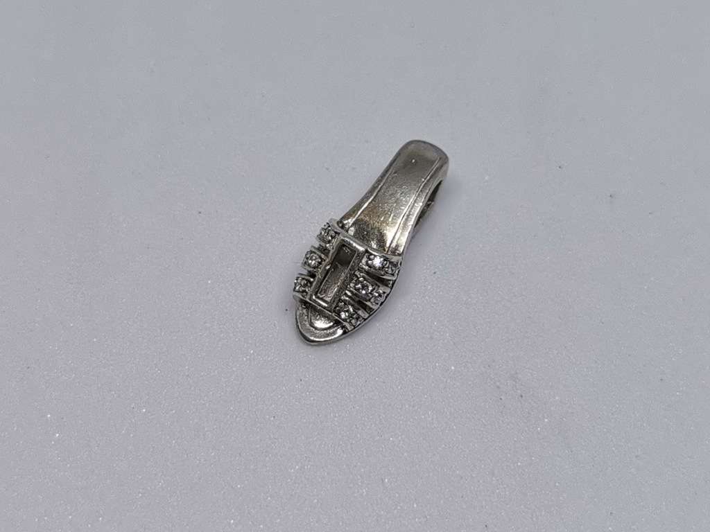 Silver Shoe Pendant